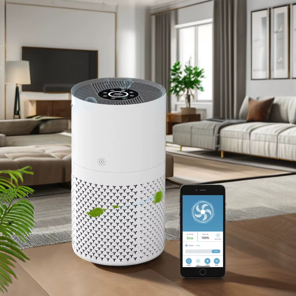 Home Room Smart Portable Air Purifier Home Hepa Best Hepa Filter Home Filters KJ402F-A Household Air Purifier For