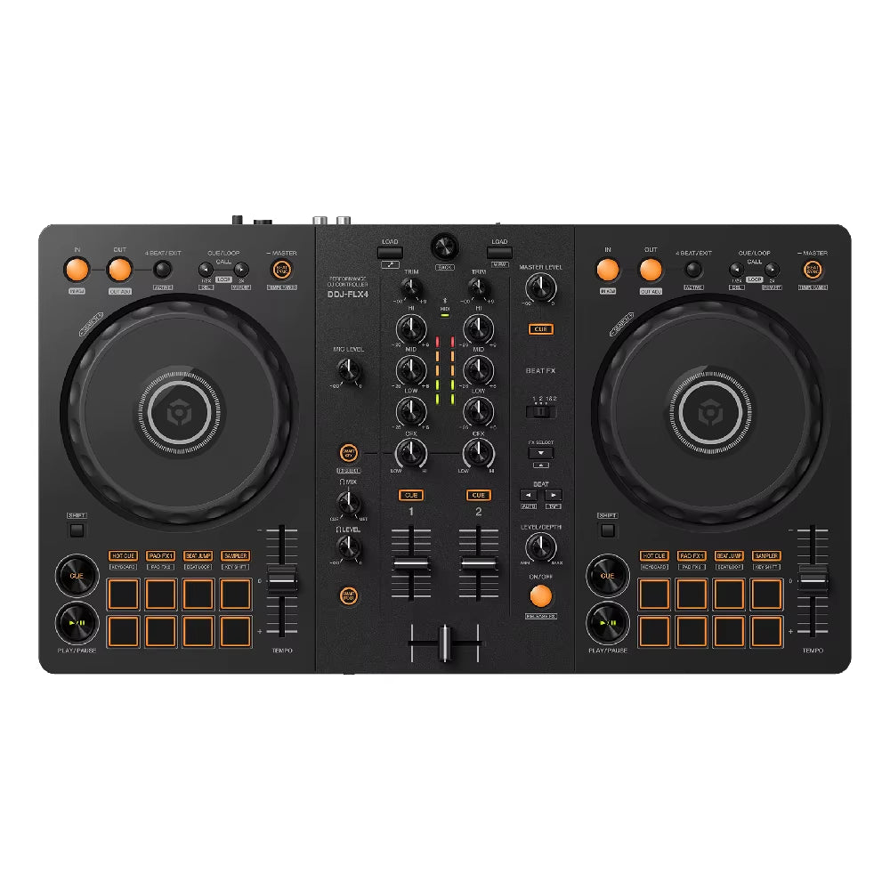  DJ Controller Sound System Speakers & Amplifier DJ DDJ FLX4 2 Channel DJ Controller Audio Console Mixer