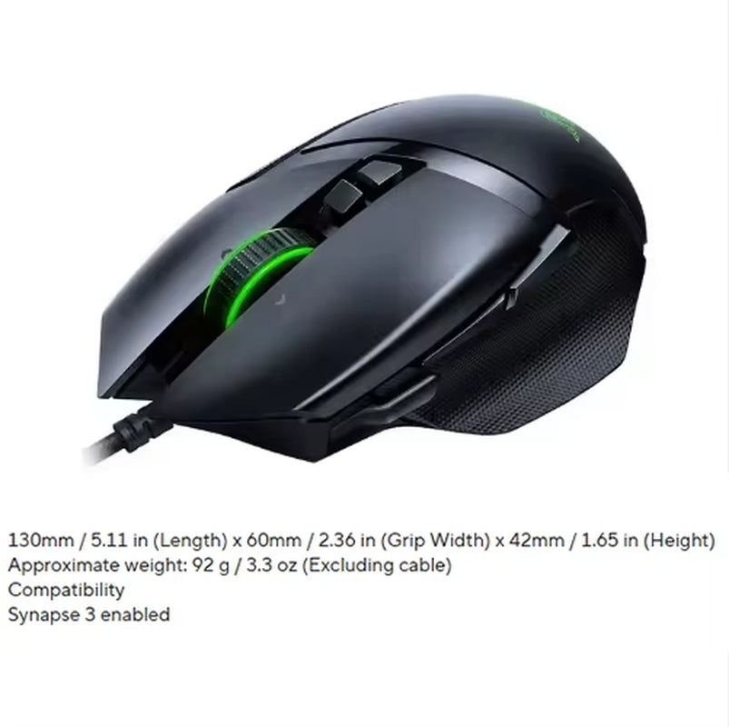 Razer Basilisk V2 Gaming Mouse 20000 DPI Optical Sensor Chroma RGB 11 Programmable Buttons Mouse Mice Gaming Mouse for Gamer