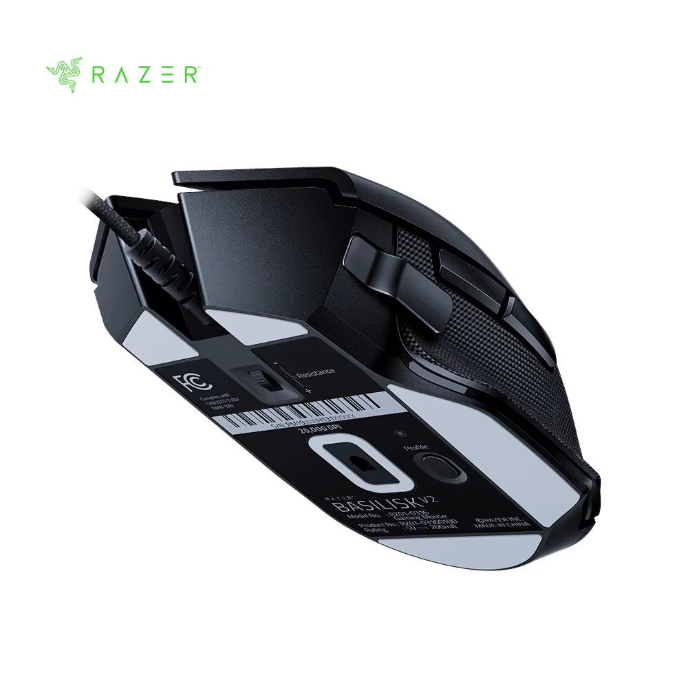 Razer Basilisk V2 Gaming Mouse 20000 DPI Optical Sensor Chroma RGB 11 Programmable Buttons Mouse Mice Gaming Mouse for Gamer